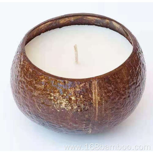 Biodegradable Natural Coconut Candle Bowls Decorative Bowls